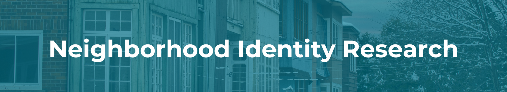 Neighborhood Research